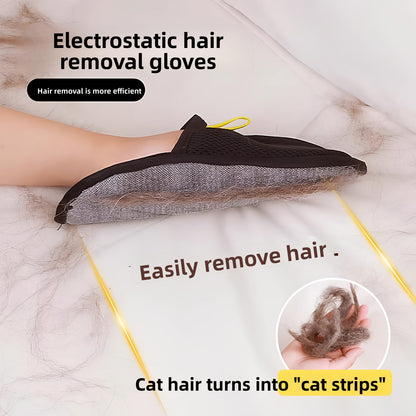 Pet Hair Removal Glove Two Way Brush Grooming Tool