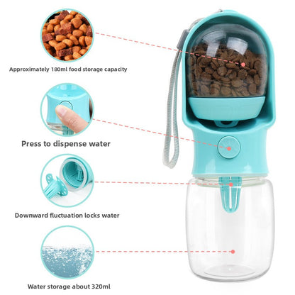 Portable Pet Travel Water and Food Cup