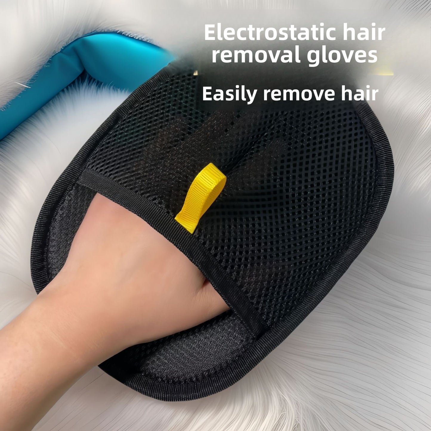 Pet Hair Removal Glove Two Way Brush Grooming Tool