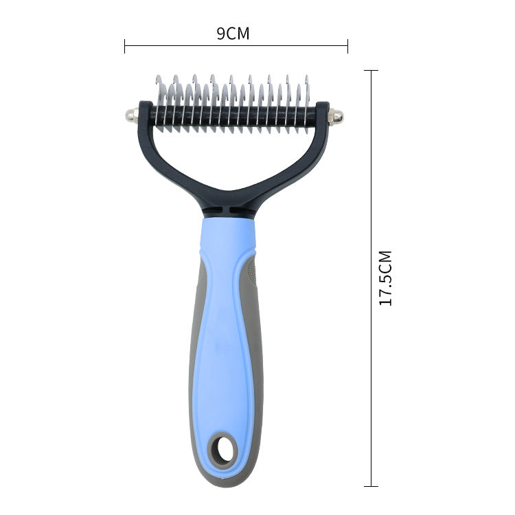 Double Sided Pet Deshedding Comb