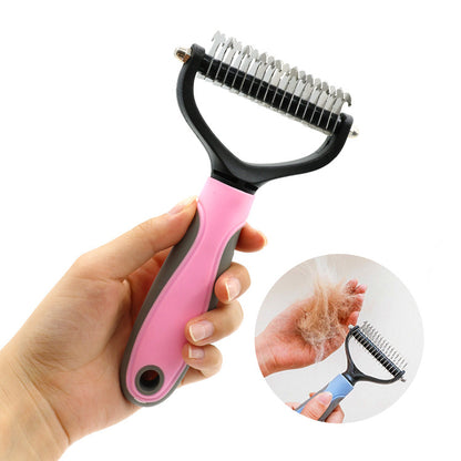 Double Sided Pet Deshedding Comb