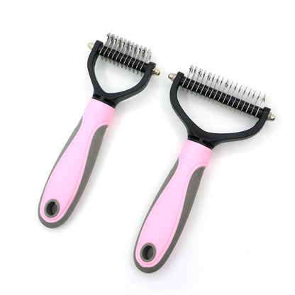 Double Sided Pet Deshedding Comb