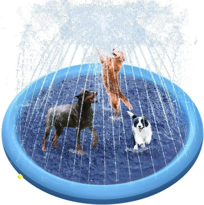 Round PVC Pet Water Spray Mat