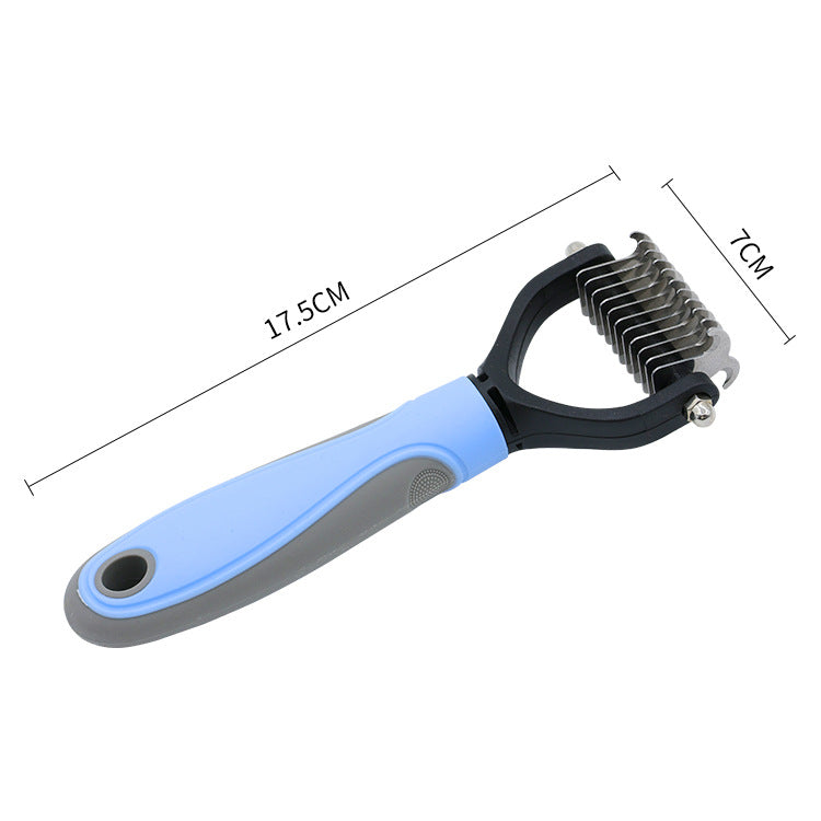 Double Sided Pet Deshedding Comb