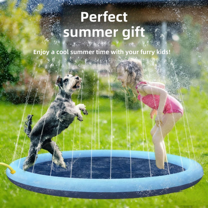Round PVC Pet Water Spray Mat