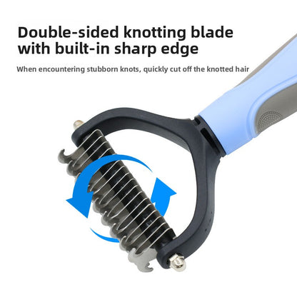Double Sided Pet Deshedding Comb