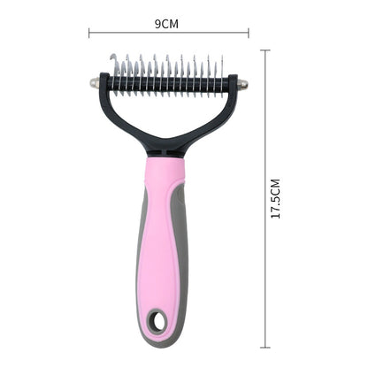 Double Sided Pet Deshedding Comb